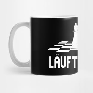 Läuft Bei Mir Schach Läufer Lustiges Schachspieler Mug